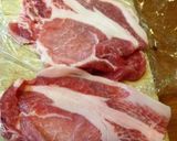 お肉やさんの薄切りトンカツ♪作り方1写真