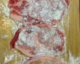 お肉やさんの薄切りトンカツ♪作り方2写真