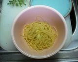 簡単！シンプルパスタ、アルブッロ作り方2写真