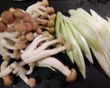 健康レシピ♥︎牛肉としめじ煮のおろし和え作り方1写真