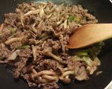 健康レシピ♥︎牛肉としめじ煮のおろし和え作り方3写真