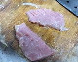 チーズ好きさんへ★チーズ味のポークピカタ作り方1写真