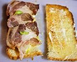 忙しい朝に！焼豚deかんたんホットサンド作り方6写真
