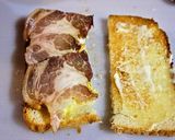 忙しい朝に！焼豚deかんたんホットサンド作り方5写真