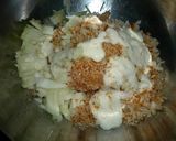 肉団子の生地　京都カフェ作り方4写真