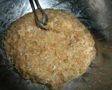 肉団子の生地　京都カフェ作り方7写真