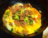 フライパンで！楽チンすき焼き風♪作り方6写真