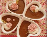 *バレンタイン ❤ 濃厚ショコラムース♪作り方4写真
