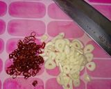 グリーンリーフ♬キノコ♬辛ペペロンチーノ作り方1写真