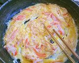 ピーマンと鶏のかに玉炒め☆お弁当にも♪作り方3写真