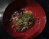 青のりと塩昆布の卵焼き作り方1写真