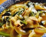市販ルウで！本格的☆うちのカレーうどん作り方10写真