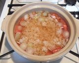 二日酔いの朝に♪優しいトマト雑炊作り方4写真