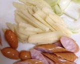 北海道♡簡単じゃがバターコーン焼きそば作り方2写真