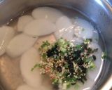 簡単あっという間 韓国風餅(떡)スープ！作り方3写真