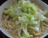 信州食材で♪レタスときのこの塩焼きそば♪作り方5写真