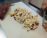 サツマイモおこわ作り方1写真