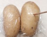 明太子なめたけの和ポテトサラダ作り方1写真