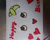 誕生日☆ふなっしーケーキ♪作り方2写真