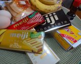 チョコバナナと苺ミルクのカップケーキ♪作り方1写真