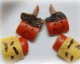 ウィンナーの飾り切り：赤鬼さん作り方3写真