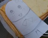 誕生日☆ふなっしーケーキ♪作り方3写真