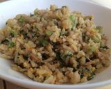 醤油味の大根の葉チャーハン作り方4写真