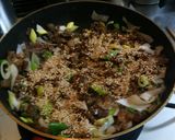 ご飯の友！牛肉こんにゃくすきやき風炒め作り方8写真