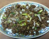 ご飯の友！牛肉こんにゃくすきやき風炒め作り方9写真