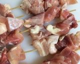 ヨシダソース グルメのたれで☆焼き鳥作り方1写真