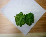簡単チーズ青じそカニかまの揚げない春巻き作り方2写真