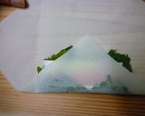 簡単チーズ青じそカニかまの揚げない春巻き作り方4写真