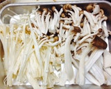 簡単つまみ。焼ききのこの昆布おろし和え作り方1写真