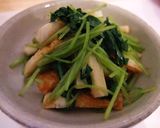 ちくわと水菜のからし酢醤油あえ作り方6写真