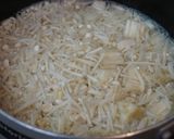 【ママレシピ】お豆腐とえのき茸のお味噌汁作り方2写真