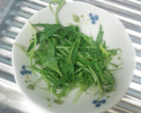 【お弁当に！】ワカメと水菜の和え物作り方2写真