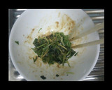 【お弁当に！】ワカメと水菜の和え物作り方4写真
