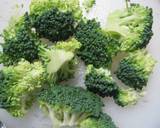 今日の味噌汁　ブロッコリー椎茸作り方1写真
