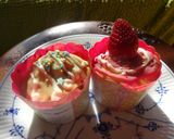 チョコバナナと苺ミルクのカップケーキ♪作り方15写真