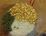 南インドの朝食クレープ：お米と豆のアダイ作り方1写真