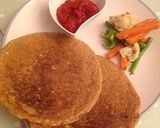 南インドの朝食クレープ：お米と豆のアダイ作り方12写真