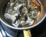 今日の味噌汁　ブロッコリー椎茸作り方6写真