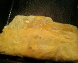 しらすと豆苗の卵焼き作り方5写真