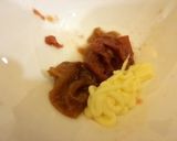 健康おつまみ　煮干しの梅肉おかか作り方3写真