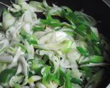 生姜味噌油揚げ✿ ねぎ塩焼きそば作り方10写真