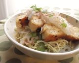 生姜味噌油揚げ✿ ねぎ塩焼きそば作り方15写真