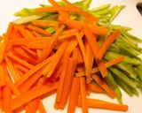 コールラビの鶏きんぴら作り方3写真