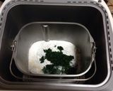 HBで餃子の皮、ほうれん草生地の餃子作り方1写真