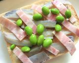 蓮根×ベーコンのミルキー和トースト作り方6写真