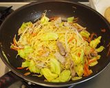 博多☆とんこつ風焼きそば作り方5写真